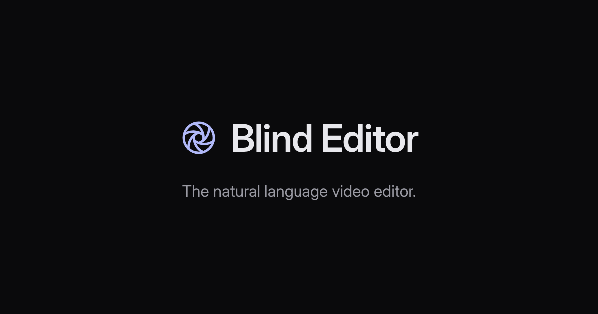 Short film I cut using my online AI video editor logo